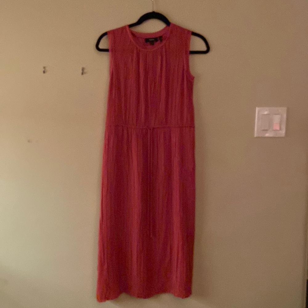 Dress by THEORY LIKE NEW- Only worn twice. Pink sleeveless summer dress